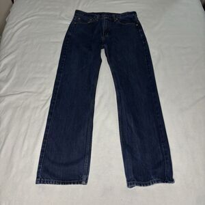 Levi’s 505 Regular Fit Straight Leg Jeans Men’s W33 L34 Blue Denim Classic